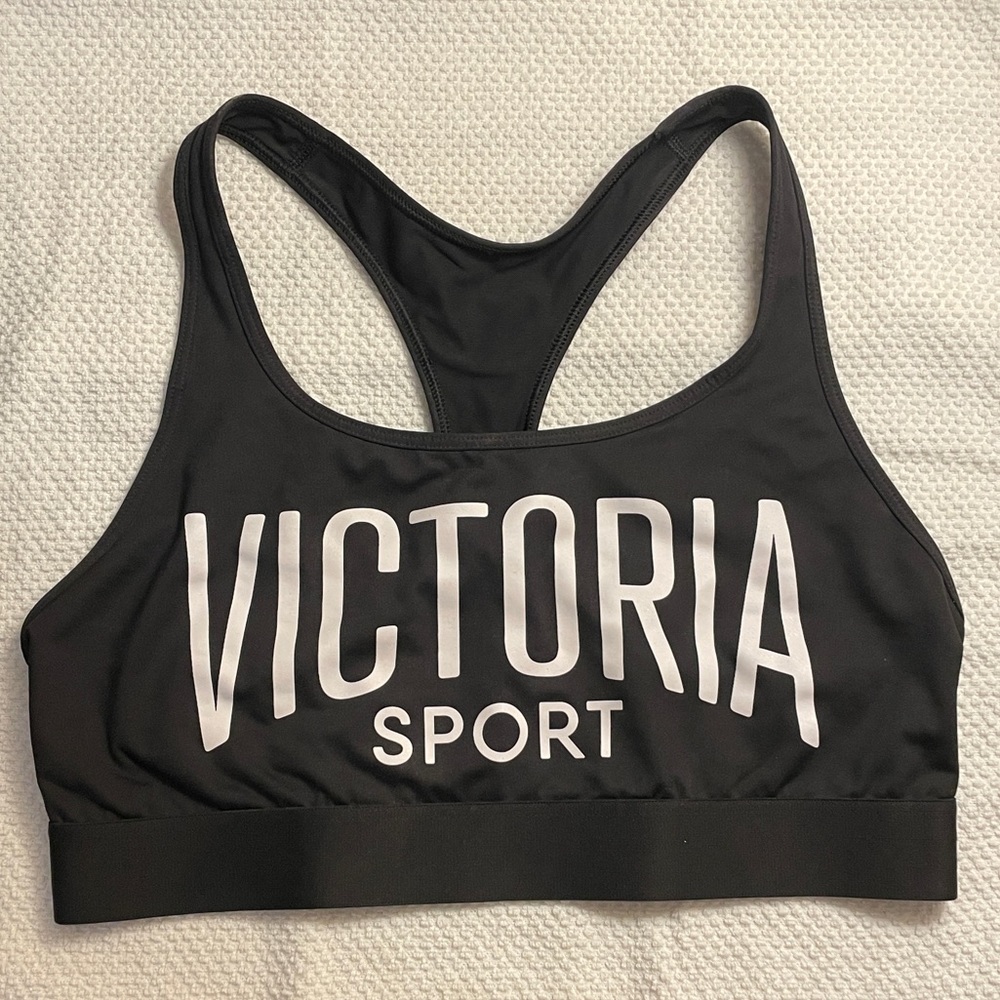 Victoria’s Secret SPORT Black Sports Bra Size Large